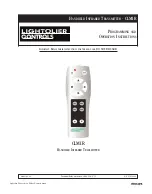 Philips Lightolier Controls CLMIR Programming And Operation Instructions preview