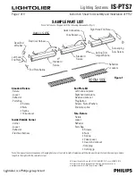 Предварительный просмотр 2 страницы Philips Lightolier IS-PTS7 Instruction Sheet