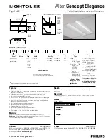 Preview for 1 page of Philips Lightolier QCE2X4PFOS Specification