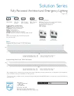 Preview for 2 page of Philips Lightolier Solution Series Specifications