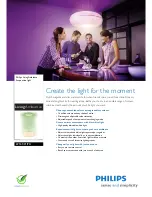 Philips LivingAmbiance 69161/31/PH Specifications preview