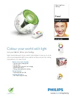 Preview for 1 page of Philips LivingColors 69143/55/PH Brochure