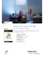 Preview for 1 page of Philips LivingColors 69143/55/PU Brochure