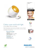 Philips LivingColors 69143/87/PU Brochure preview