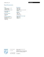 Предварительный просмотр 2 страницы Philips LivingColors 69148/30/PU Specification Sheet