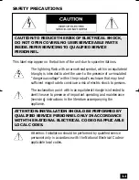 Preview for 5 page of Philips LTC 113 Series Installation Instructions Manual