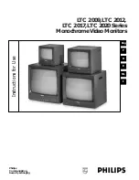 Предварительный просмотр 1 страницы Philips LTC 2009 Series Instructions For Use Manual