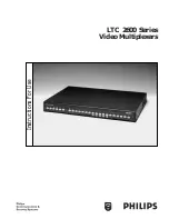 Предварительный просмотр 1 страницы Philips LTC 2600 Series Instructions For Use Manual