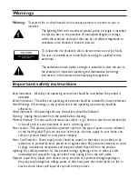 Preview for 2 page of Philips LTC0350/51 User Manual