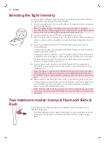 Preview for 20 page of Philips Lumea BR1944 Instructions For Use Manual