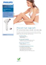 Philips Lumea Precision Plus SC2003/11 Brochure & Specs preview