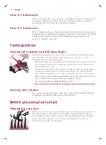 Preview for 14 page of Philips LUMEA SC1997 Manual