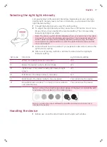 Preview for 16 page of Philips LUMEA SC1999 Directions For Use Manual