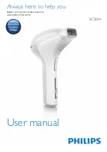 Предварительный просмотр 1 страницы Philips Lumea SC2004 User Manual