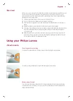 Предварительный просмотр 12 страницы Philips Lumea SC2009 User Manual