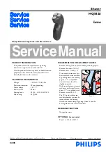 Предварительный просмотр 1 страницы Philips Luno HQ5426 Service Manual