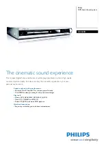 Preview for 1 page of Philips LX2600D Specifications
