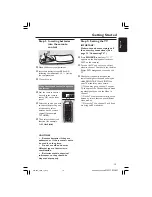 Preview for 19 page of Philips LX3600D/17 User Manual