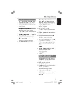 Предварительный просмотр 21 страницы Philips LX3600D User Manual