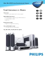 Предварительный просмотр 1 страницы Philips LX3750W - LX Home Theater System Specifications