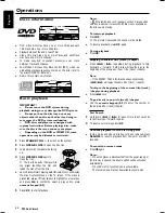 Предварительный просмотр 22 страницы Philips LX3750W - LX Home Theater System User Manual