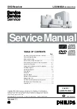 Philips LX390SA Service Manual предпросмотр