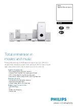 Preview for 1 page of Philips LX600 Specifications