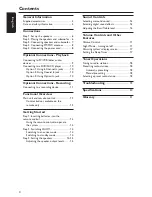 Preview for 4 page of Philips LX600 User Manual