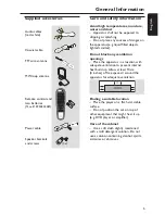 Preview for 5 page of Philips LX600 User Manual