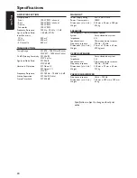 Preview for 20 page of Philips LX600 User Manual