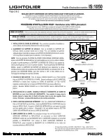 Preview for 2 page of Philips Lytecaster 1050 Series Installation