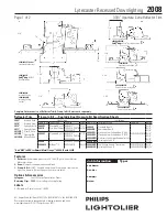 Philips Lytecaster 2008 Specification preview