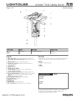 Preview for 1 page of Philips Lytespan 7599 Specification