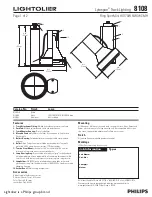 Philips Lytespan 8108 Specification preview