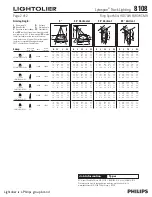 Preview for 2 page of Philips Lytespan 8108 Specification