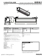 Philips Lytespan 83B39LE Specification preview