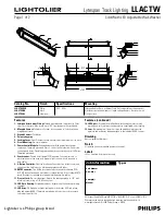 Preview for 1 page of Philips Lytespan LLACTW Specification