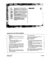 Preview for 90 page of Philips M 621/21 Operating Manual