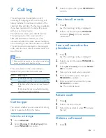 Preview for 15 page of Philips M110 User Manual
