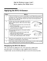 Preview for 4 page of Philips M1131A Instructions For Use Manual