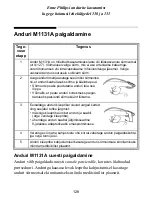 Preview for 130 page of Philips M1131A Instructions For Use Manual