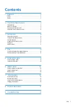 Предварительный просмотр 2 страницы Philips M2505 User Manual