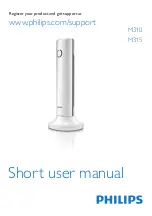 Philips M310 Short User Manual preview