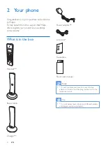 Предварительный просмотр 6 страницы Philips M345 Extended User Documentation