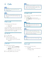 Preview for 13 page of Philips M550 Extended User Documentation