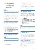 Preview for 25 page of Philips M550 Extended User Documentation