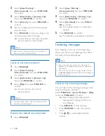 Preview for 26 page of Philips M550 Extended User Documentation