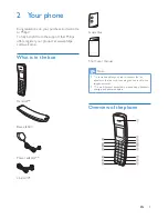 Предварительный просмотр 7 страницы Philips M888 Extended User Documentation