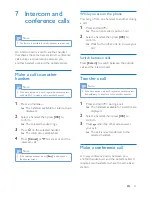 Предварительный просмотр 19 страницы Philips M888 Extended User Documentation