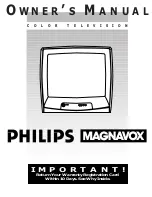 Philips Magnavox 19PS54C Owner'S Manual preview